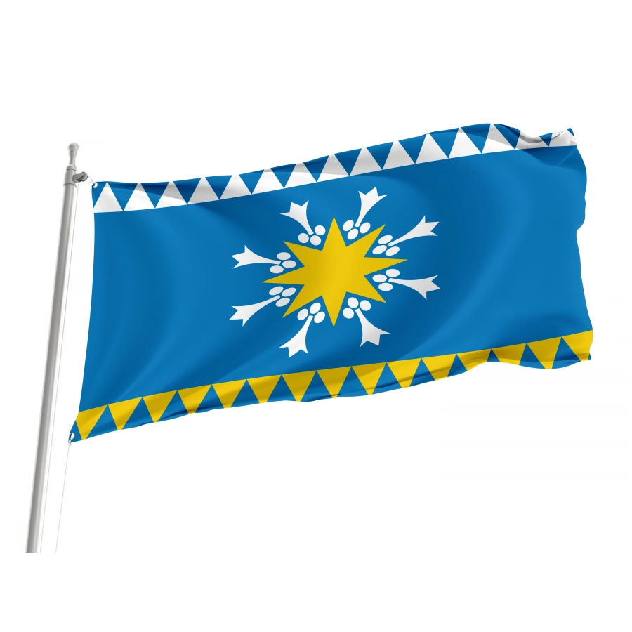 Flag Of Ivdel, Sverdlovsk Region, Unique Design Print, Flags For Indoor & Outdoor Use - High Quality Russia for Indoor and Outdoor Use