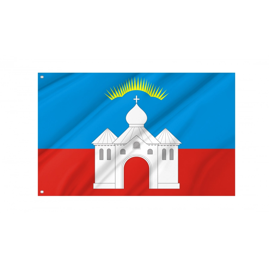 Flag Of Kandalakshsky Rayon, Unique Design Print, Flags For Indoor & Outdoor Use - High Quality Russia for Indoor and Outdoor Use