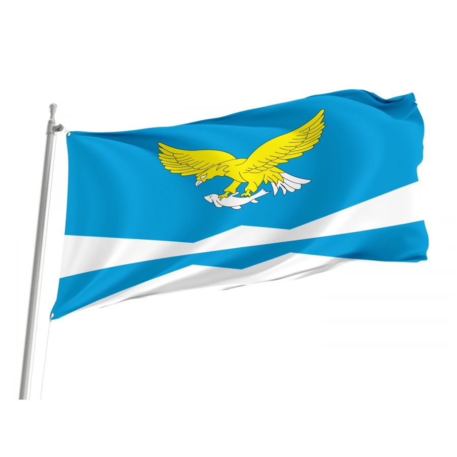 Flag Of Kazachinsko-Lensky Rayon, Unique Design Print, Flags For Indoor & Outdoor Use - High Quality Russia for Indoor and Outdoor Use