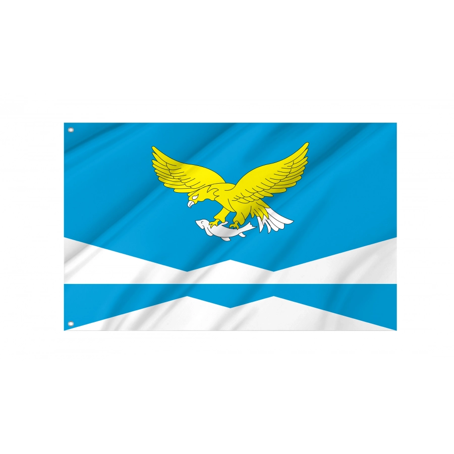 Flag Of Kazachinsko-Lensky Rayon, Unique Design Print, Flags For Indoor & Outdoor Use - High Quality Russia for Indoor and Outdoor Use