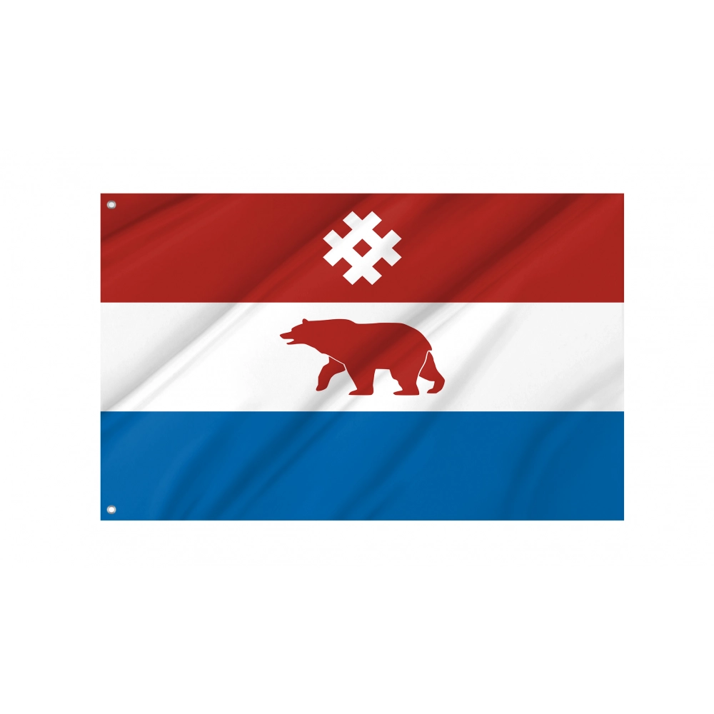 Komi Permyak District Flag for Indoor & Outdoor Use