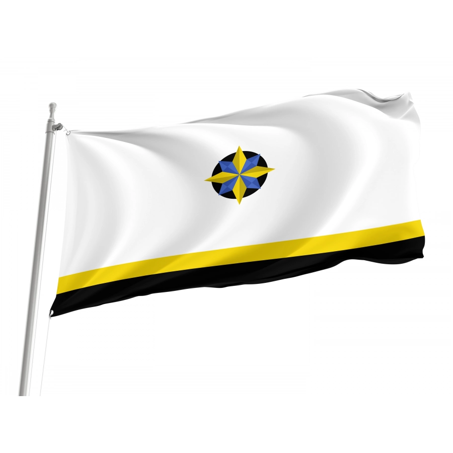 Flag Of Kovdorsky Rayon, Unique Design Print, Flags For Indoor & Outdoor Use - High Quality Russia for Indoor and Outdoor Use