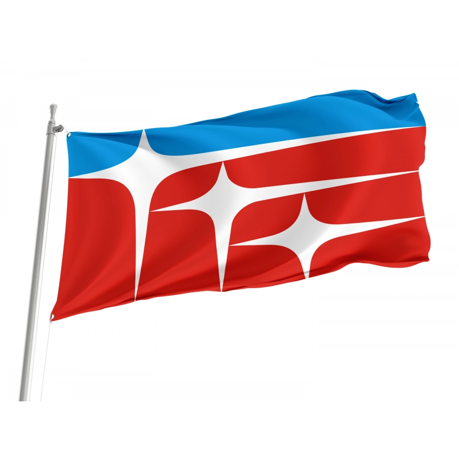 Flag Of Krasnoznamensk, Unique Design Print, Flags For Indoor & Outdoor Use - High Quality Russia for Indoor and Outdoor Use