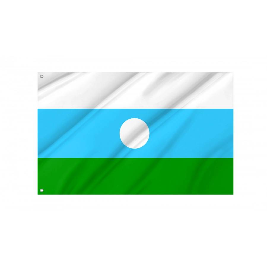 Flag Of Krestyakhsky Nasleg, Unique Design Print, Flags For Indoor & Outdoor Use - High Quality Russia for Indoor and Outdoor Use
