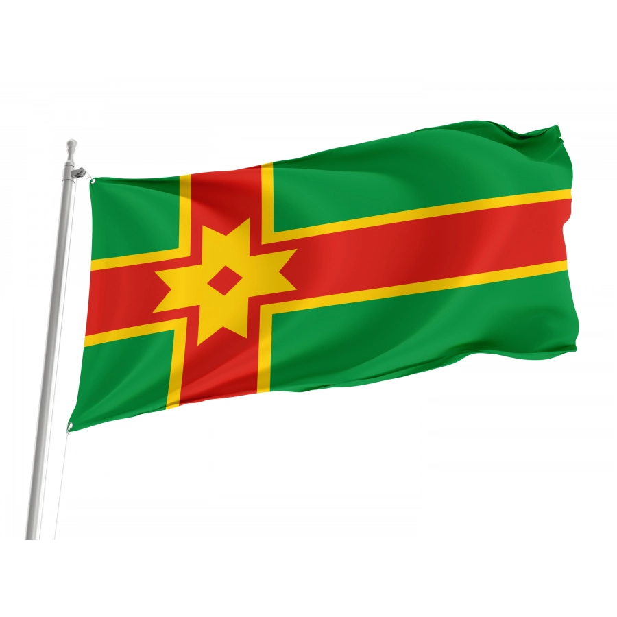 Flag Of Likhoslavlsky Rayon, Unique Design Print, Flags For Indoor & Outdoor Use - High Quality Russia for Indoor and Outdoor Use