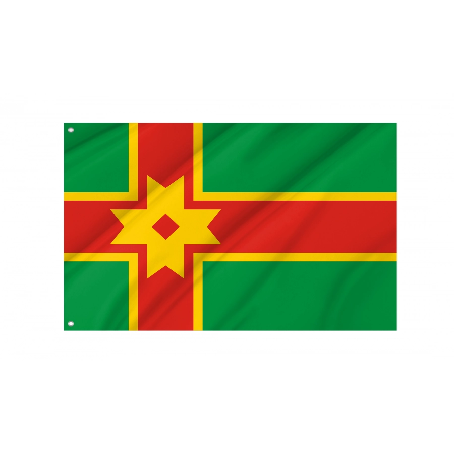 Flag Of Likhoslavlsky Rayon, Unique Design Print, Flags For Indoor & Outdoor Use - High Quality Russia for Indoor and Outdoor Use