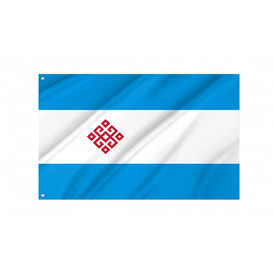 Flag Of Medvedevsky Rayon, Unique Design Print, Flags For Indoor & Outdoor Use - High Quality Russia for Indoor and Outdoor Use
