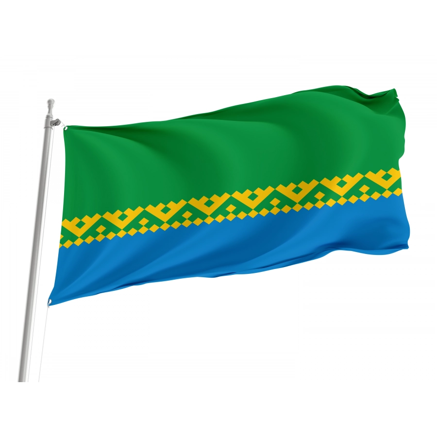 Flag Of Mortka, Khanty-Mansyisky Ao, Russia, Unique Design Print, Flags For Indoor & Outdoor Use - High Quality Russia for Indoor and Outdoor Use