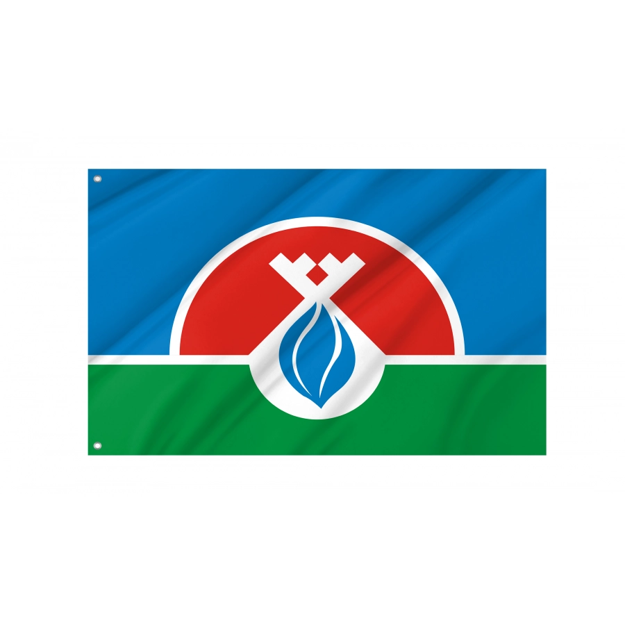 Flag Of Nadymsky Rayon, Unique Design Print, Flags For Indoor & Outdoor Use - High Quality Russia for Indoor and Outdoor Use