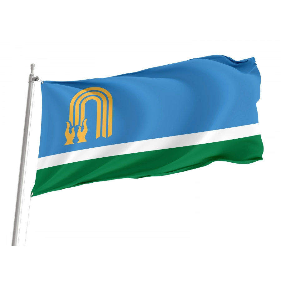 Flag Of Oktyabrsky, Patriotic Flags, Unique Design Print, Flags For Indoor & Outdoor Use - High Quality Russia for Indoor and Outdoor Use