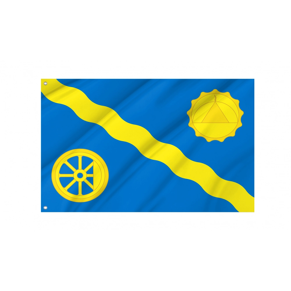 Purpe Rural Settlement Flag for Indoor & Outdoor Use