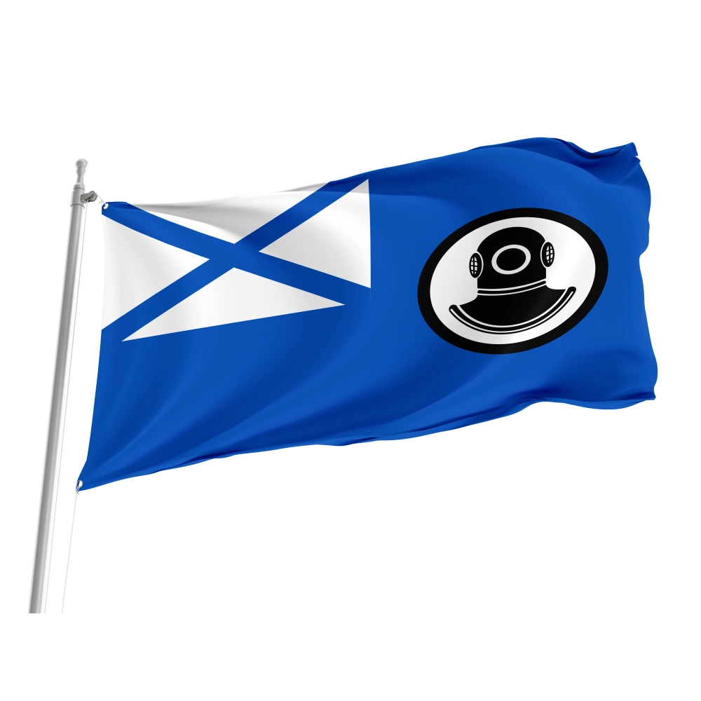 Rescue Vessels of the Navy 2000 Russia Flag for Indoor & Outdoor Use