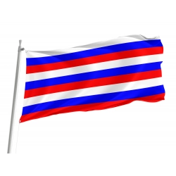 Russia 9 Stripes Flag for Indoor & Outdoor Use