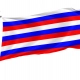 Russia 9 Stripes Flag for Indoor & Outdoor Use - Imagine 1