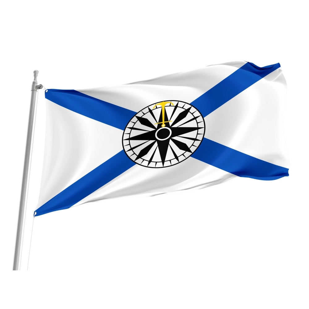 Russia Naval 1828 Pilot Flag for Indoor & Outdoor Use