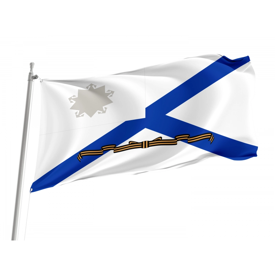Russia, Guards Order Naval Flag 2000, Patriotic Flags, Unique Design Print, Flags For Indoor & Outdoor Use - High Quality Russia for Indoor and Outdoor Use