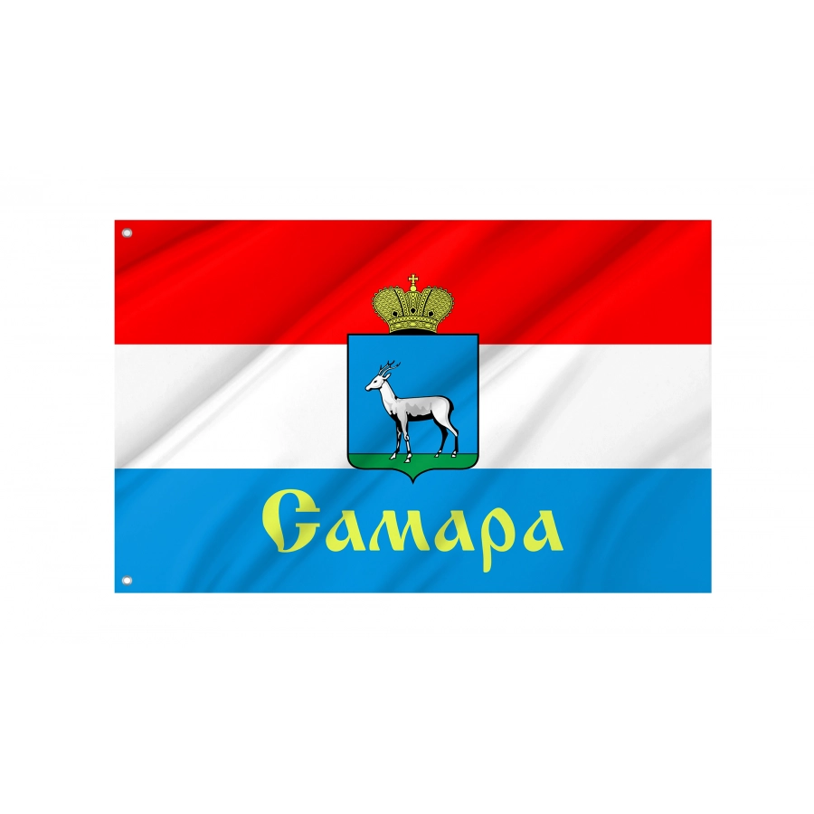 Flag Of Samara, Patriotic Flags, Unique Design Print, Flags For Indoor & Outdoor Use - High Quality Russia for Indoor and Outdoor Use