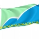Severo Baykalsky District Flag for Indoor & Outdoor Use - Imagine 1