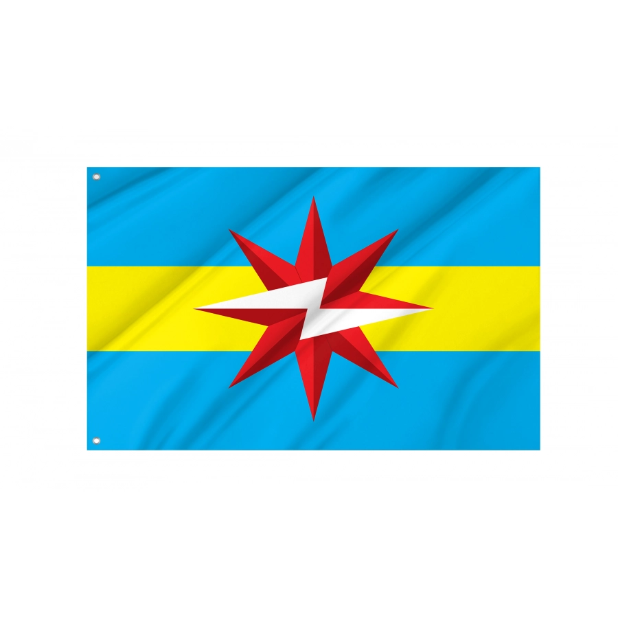Flag Of Sharypovo, Patriotic Flags, Unique Design Print, Flags For Indoor & Outdoor Use - High Quality Russia for Indoor and Outdoor Use