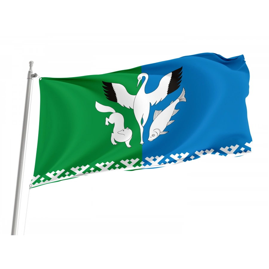 Flag Of Shuryshkarsky Rayon, Patriotic Flags, Unique Design Print, Flags For Indoor & Outdoor Use - High Quality Russia for Indoor and Outdoor Use