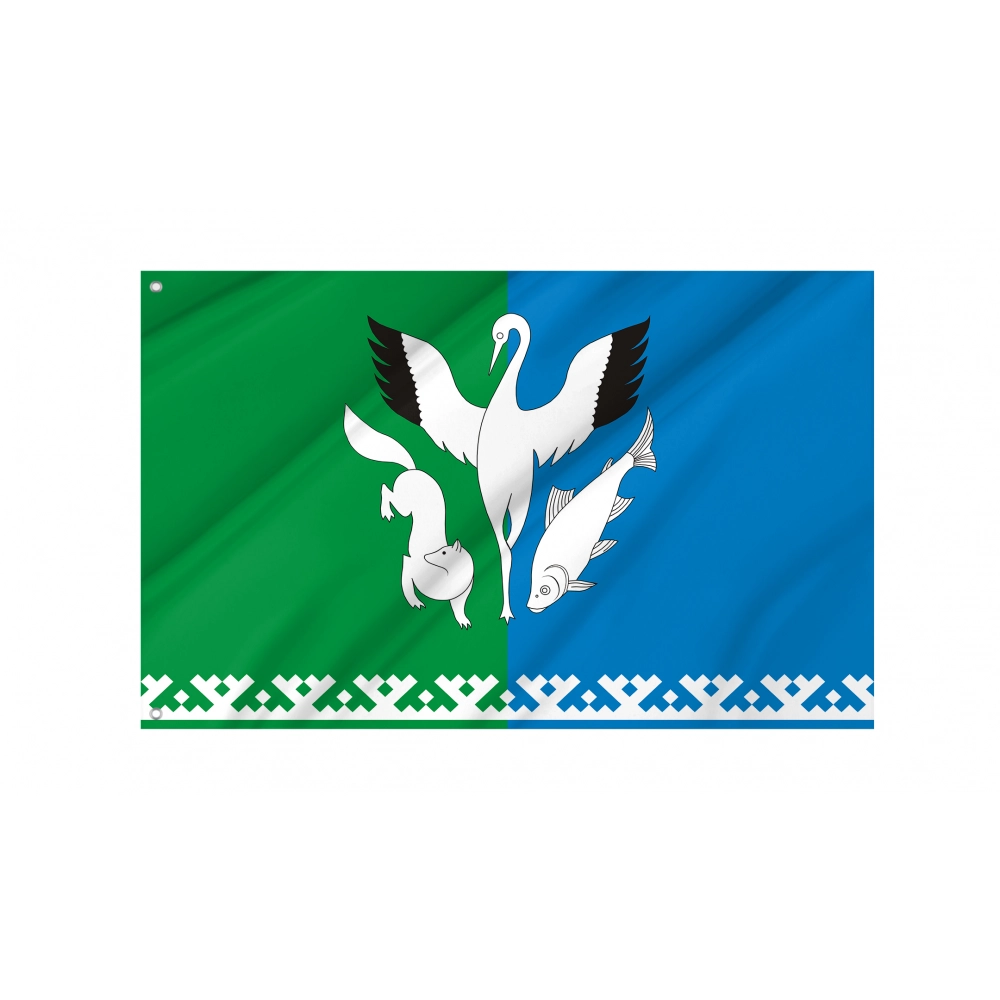 Shuryshkarsky District Flag for Indoor & Outdoor Use