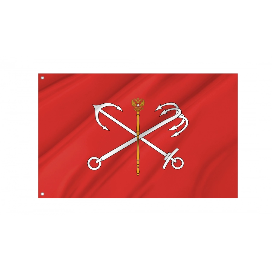Flag Of St. Petersburg 1992-2003, Patriotic Flags, Unique Design Print, Flags For Indoor & Outdoor Use - High Quality Russia for Indoor and Outdoor Use