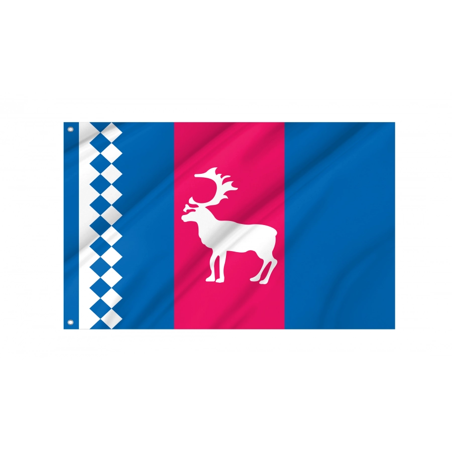 Flag Of Tazovsky Rayon, Patriotic Flags, Unique Design Print, Flags For Indoor & Outdoor Use - High Quality Russia for Indoor and Outdoor Use