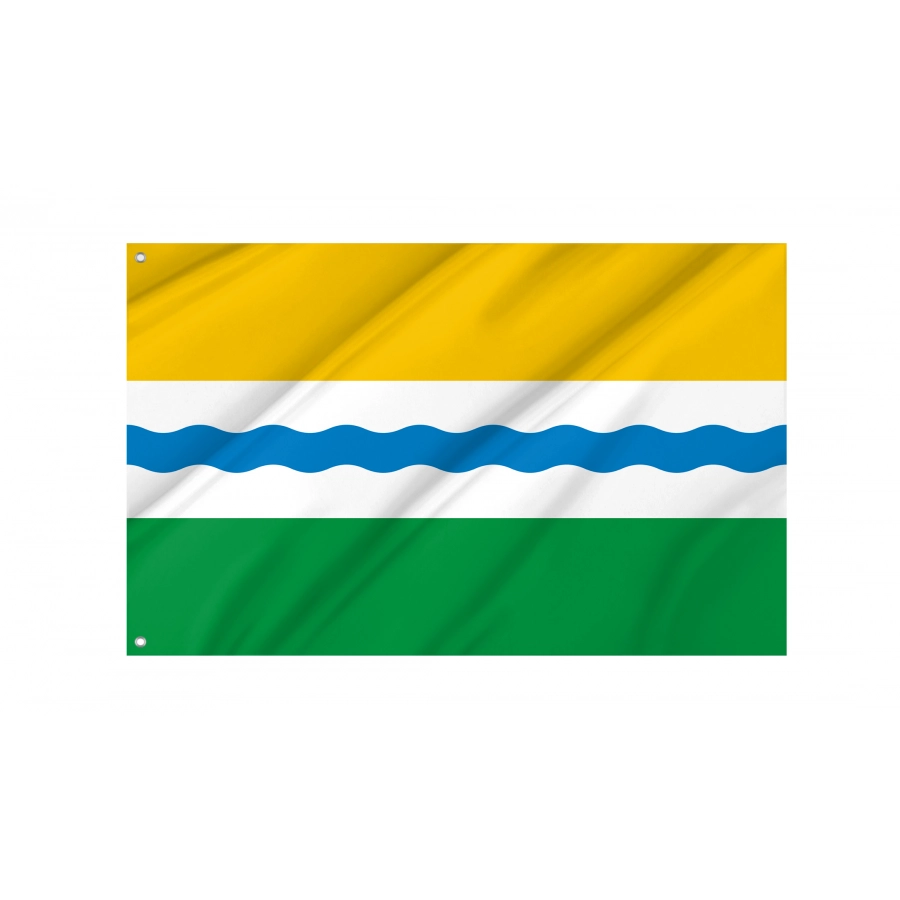 Flag Of Tevrizsky Rayon, Patriotic Flags, Unique Design Print, Flags For Indoor & Outdoor Use - High Quality Russia for Indoor and Outdoor Use