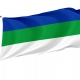 Komi Republic 1991-1997 Flag for Indoor & Outdoor Use - Imagine 1