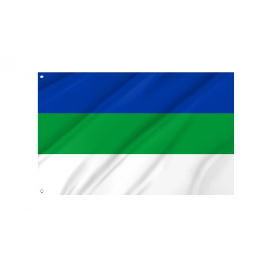 Flag Of The Komi Republic 1991-1997, Patriotic Flags, Unique Design Print, Flags For Indoor & Outdoor Use - High Quality Russia for Indoor and Outdoor Use