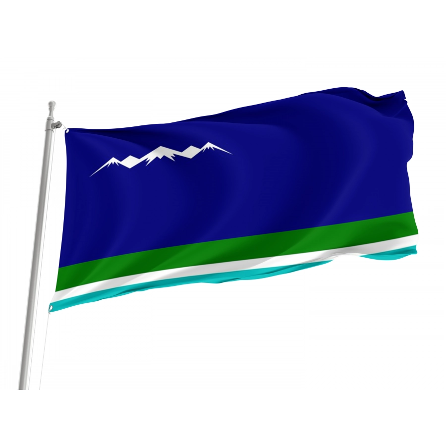 Flag Of Tomponsky Rayon, Patriotic Flags, Unique Design Print, Flags For Indoor & Outdoor Use - High Quality Russia for Indoor and Outdoor Use