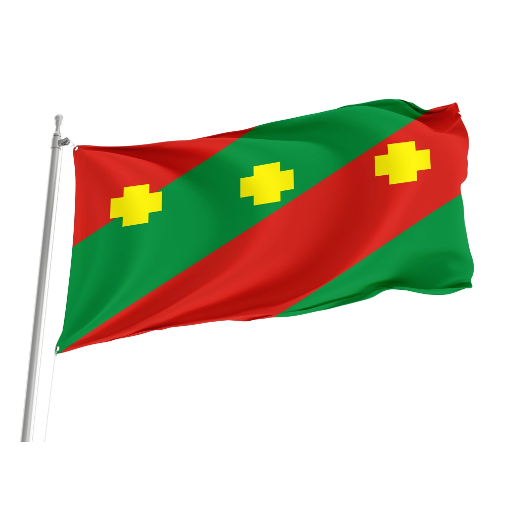Troitcky District Flag for Indoor & Outdoor Use