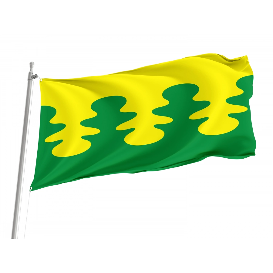 Flag Of Tugaevskoe Rural Settlement, Patriotic Flags, Unique Design Print, Flags For Indoor & Outdoor Use - High Quality Russia for Indoor and Outdoor Use