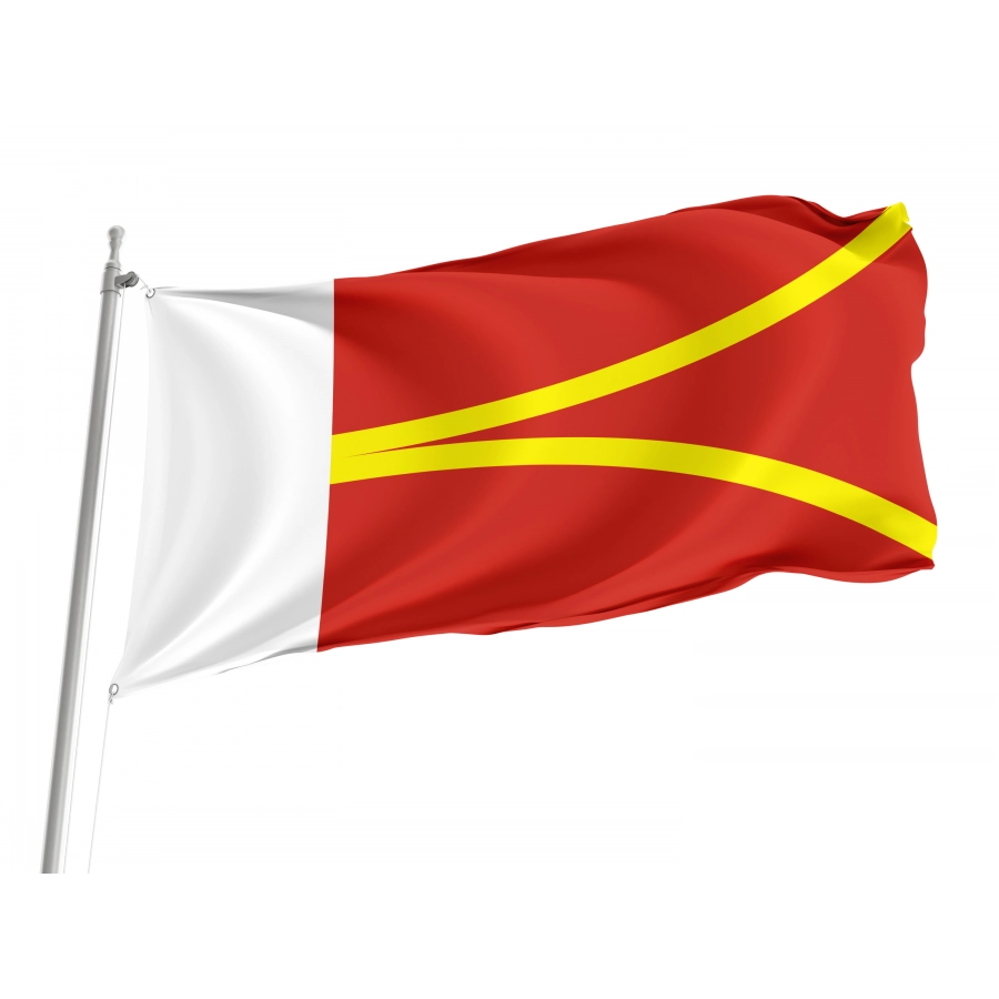 Flag Of Tyeplo-Ogarevsky Rayon, Patriotic Flags, Unique Design Print, Flags For Indoor & Outdoor Use - High Quality Russia for Indoor and Outdoor Use