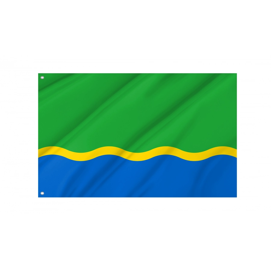 Flag Of Tyndinsky Rayon, Patriotic Flags, Unique Design Print, Flags For Indoor & Outdoor Use - High Quality Russia for Indoor and Outdoor Use