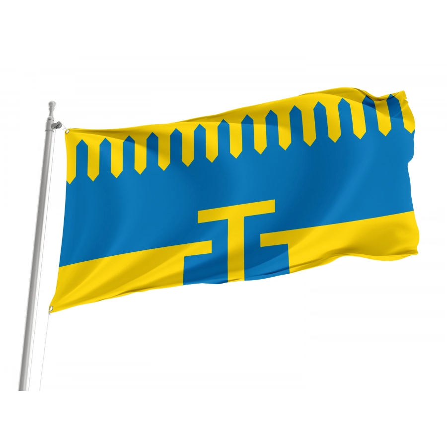 Flag Of Vazuzskoe Rural Settlement, Patriotic Flags, Unique Design Print, Flags For Indoor & Outdoor Use - High Quality Russia for Indoor and Outdoor Use
