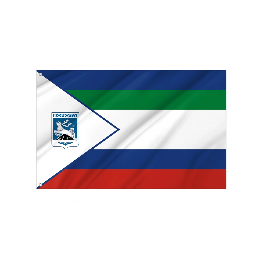 Vorkuta Flag for Indoor & Outdoor Use