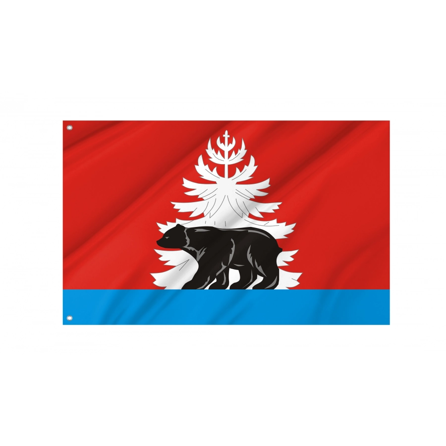 Flag Of Ziminsky Region, Patriotic Flags, Unique Design Print, Flags For Indoor & Outdoor Use - High Quality Russia for Indoor and Outdoor Use