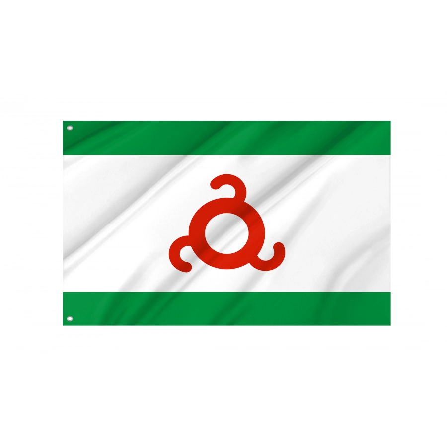 Flag Of Ingushetia, Patriotic Flags, Unique Design Print, Flags For Indoor & Outdoor Use - High Quality Russia for Indoor and Outdoor Use