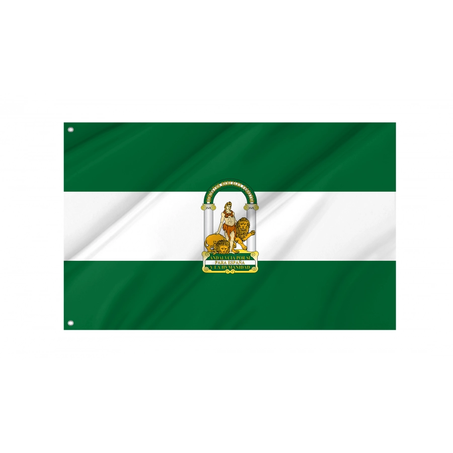 Flag Of Andalusia, Patriotic Flags, Unique Design Print, Flags For Indoor & Outdoor Use - High Quality Andalusia for Indoor and Outdoor Use