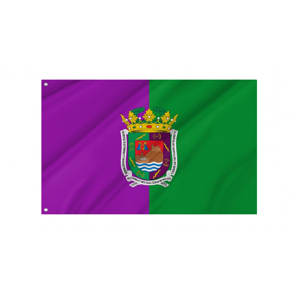 Málaga Flag for Indoor & Outdoor Use