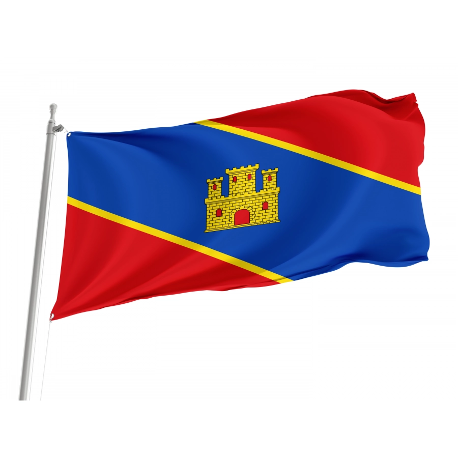 Flag Of Alcalá De Ebro, Zaragoza, Patriotic Flags, Unique Design Print, Flags For Indoor & Outdoor Use - High Quality Aragon for Indoor and Outdoor Use