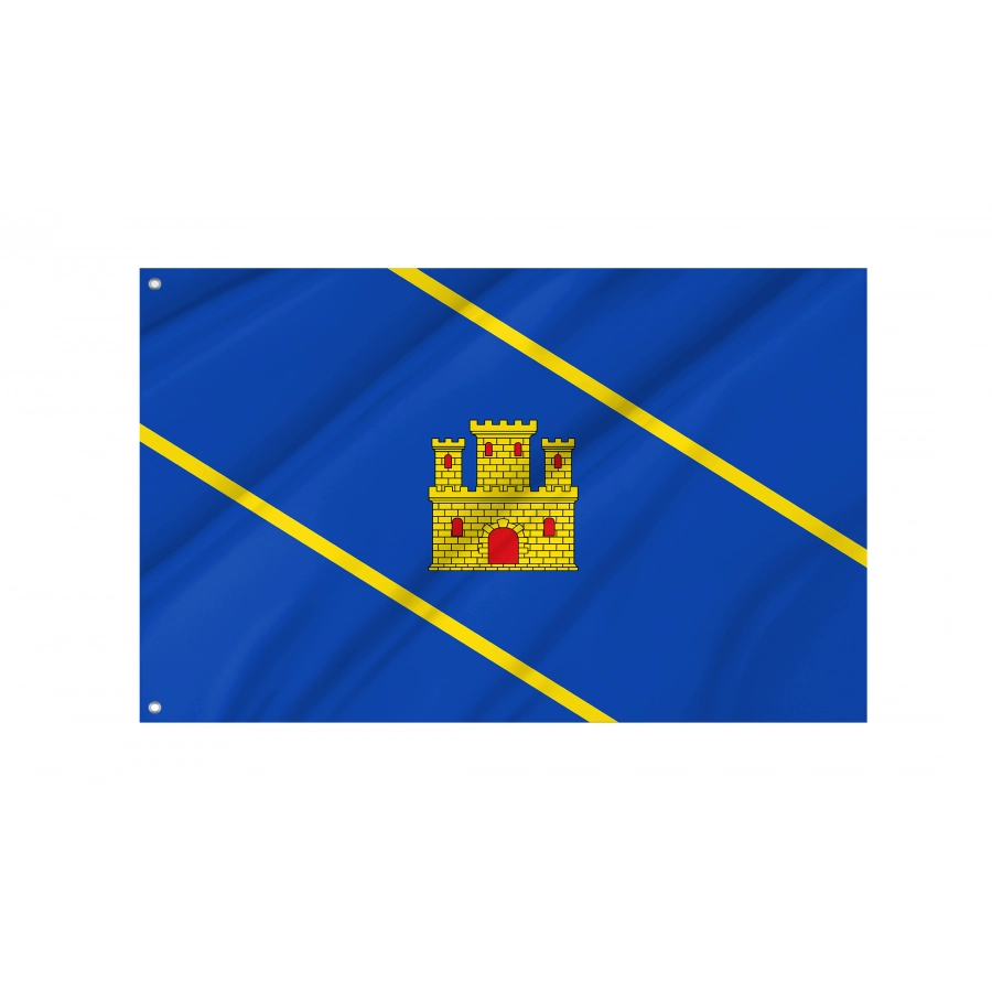 Flag Of Alcalá De Ebro, Zaragoza, Patriotic Flags, Unique Design Print, Flags For Indoor & Outdoor Use - High Quality Aragon for Indoor and Outdoor Use