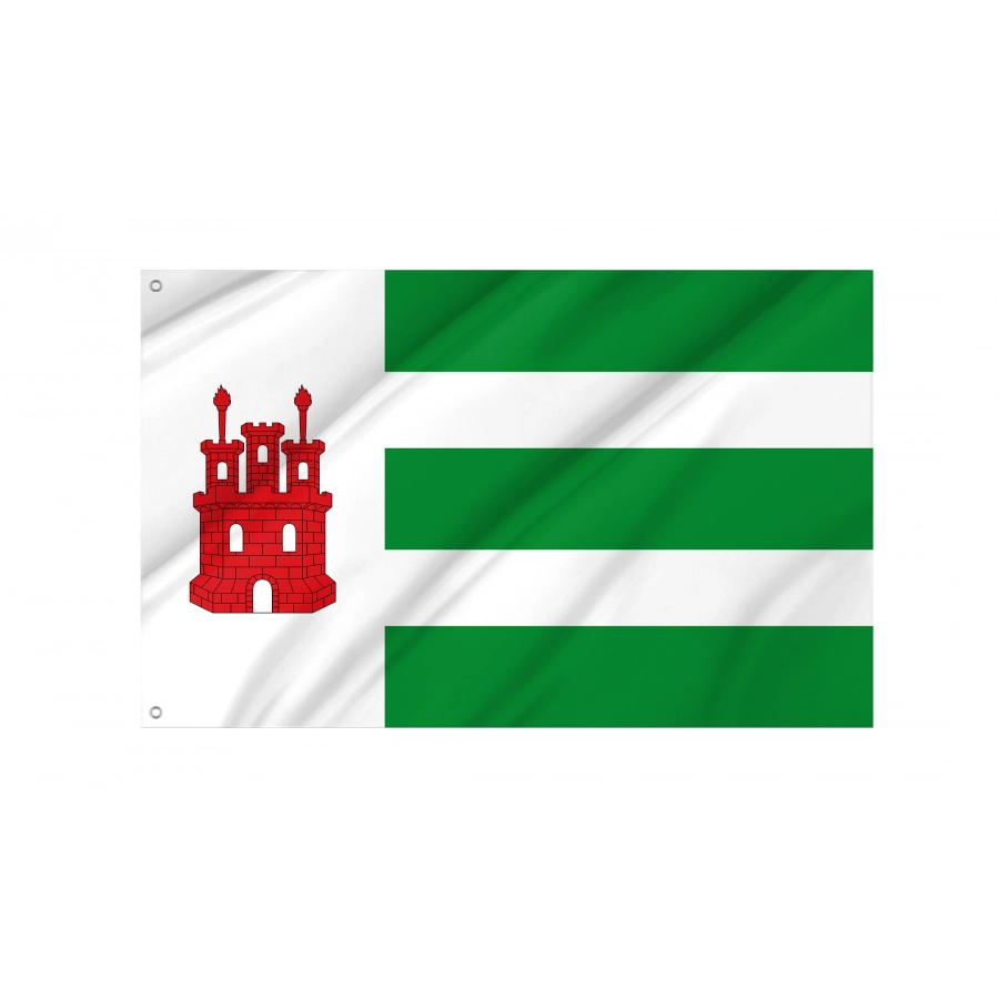 Flag Of Alcalá De Moncayo, Zaragoza, Patriotic Flags, Unique Design Print, Flags For Indoor & Outdoor Use - High Quality Aragon for Indoor and Outdoor Use