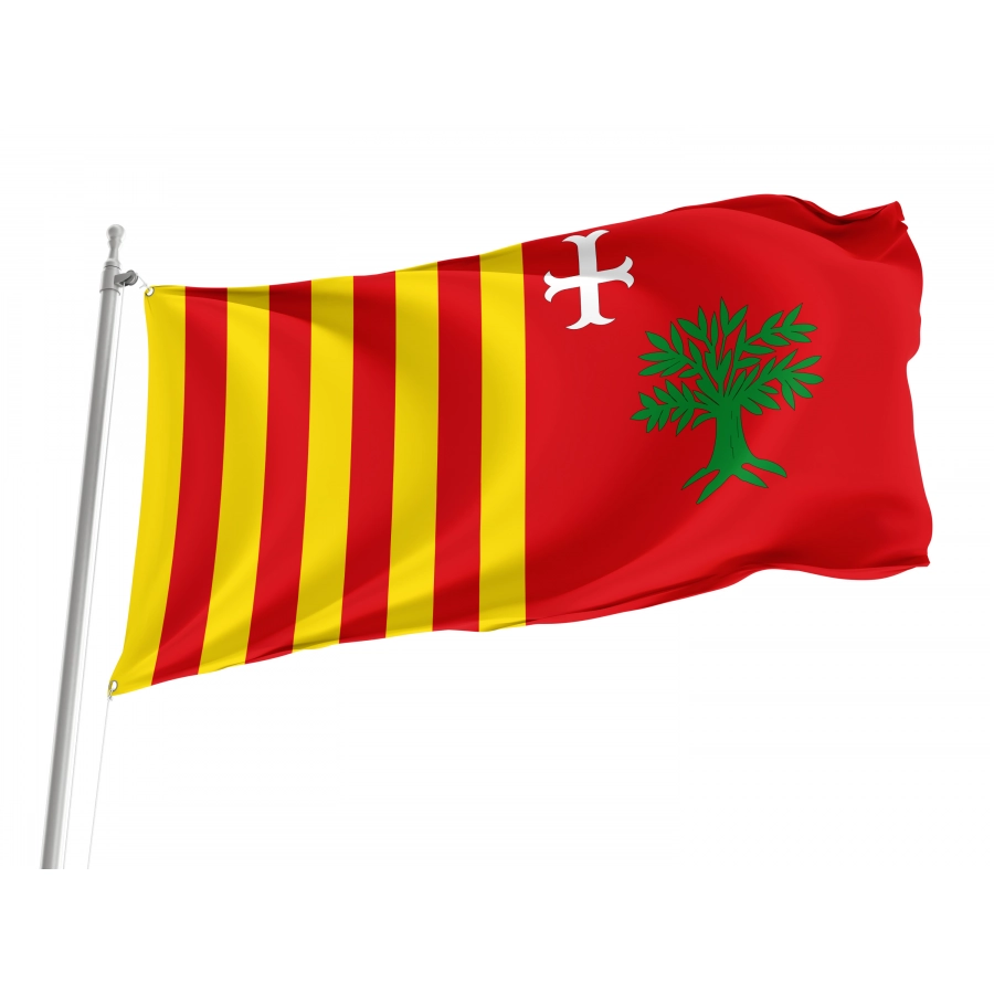 Flag Of Cadrete, Zaragoza, Patriotic Flags, Unique Design Print, Flags For Indoor & Outdoor Use - High Quality Aragon for Indoor and Outdoor Use