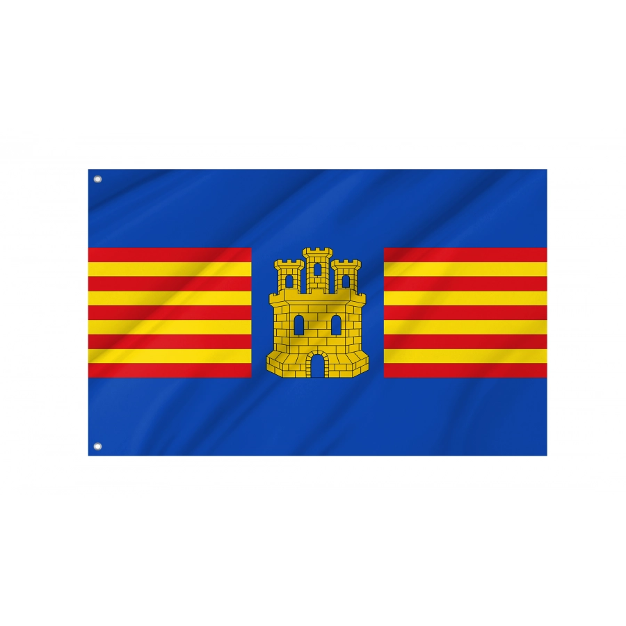 Flag Of Coat Of Arms Of Maluenda, Zaragoza, Patriotic Flags, Unique Design Print, Flags For Indoor & Outdoor Use - High Quality Aragon for Indoor and Outdoor Use