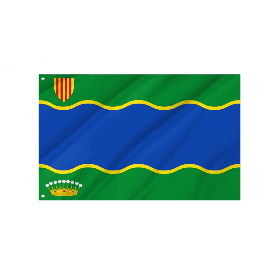 Flag Of Contamina, Zaragoza, Patriotic Flags, Unique Design Print, Flags For Indoor & Outdoor Use - High Quality Aragon for Indoor and Outdoor Use
