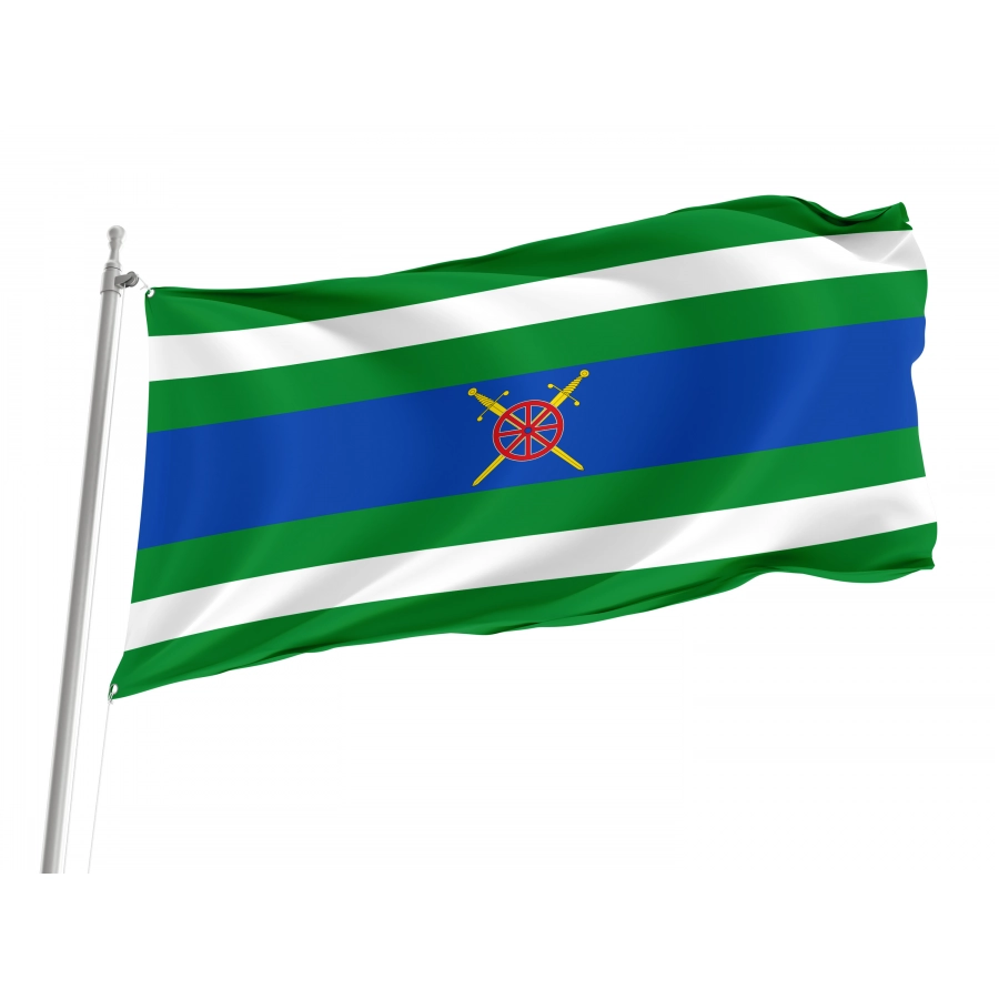 Flag Of Escatrón, Zaragoza, Patriotic Flags, Unique Design Print, Flags For Indoor & Outdoor Use - High Quality Aragon for Indoor and Outdoor Use