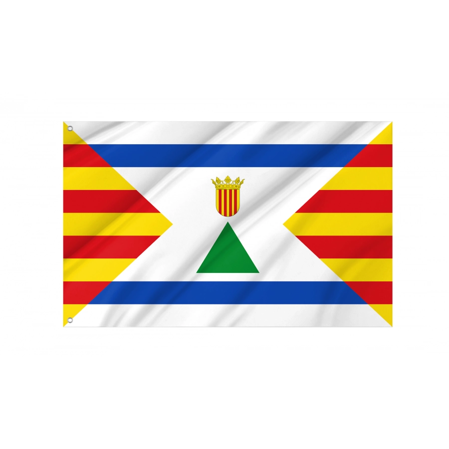Flag Of Monterde, Zaragoza, Spain, Patriotic Flags, Unique Design Print, Flags For Indoor & Outdoor Use - High Quality Aragon for Indoor and Outdoor Use