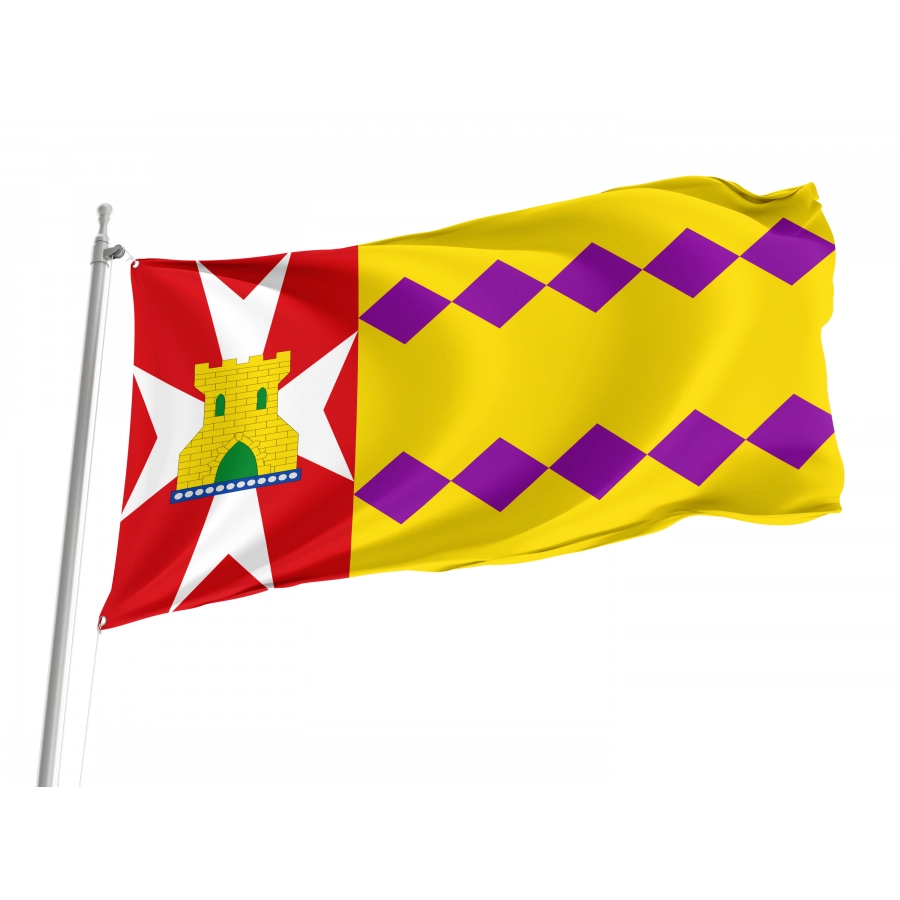 Flag Of Fuendejalón, Zaragoza, Patriotic Flags, Unique Design Print, Flags For Indoor & Outdoor Use - High Quality Aragon for Indoor and Outdoor Use